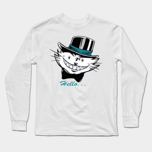 Cat shirt for cat lovers Long Sleeve T-Shirt